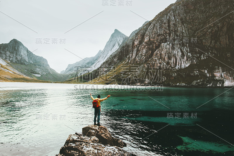 旅行生活方式生存情感概念冒险户外活动度假野外斯堪的纳维亚自然