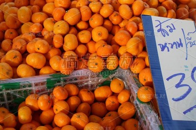 新鲜的泰国柑橘