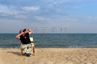 虚拟现实的海滩