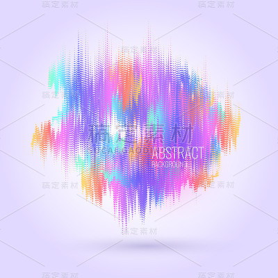 白色背景上的彩色条纹