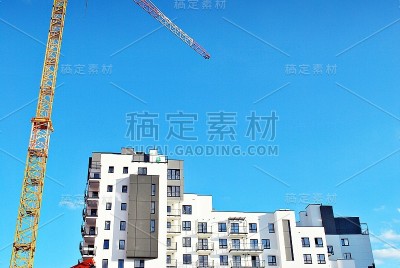 现代，豪华公寓大楼