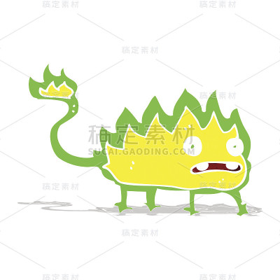 卡通小火妖