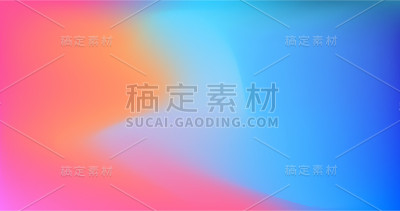 彩色抽象矢量背景插图，梯度流体