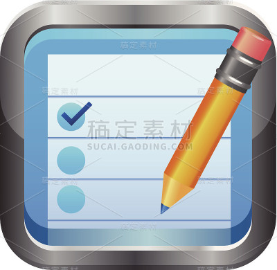 记事本和铅笔图标