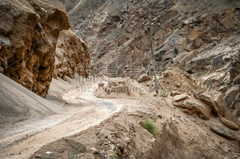 喀喇昆仑的危险道路