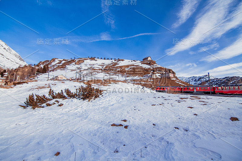 阿尔卑斯山美丽的风景