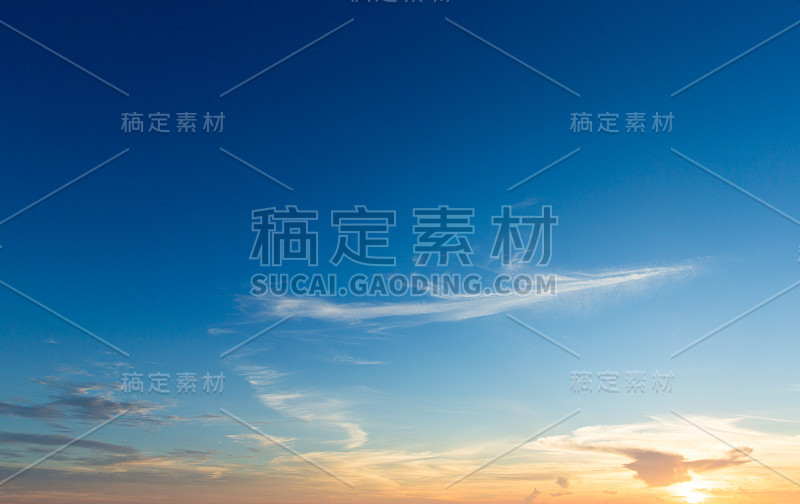 蓝天白云