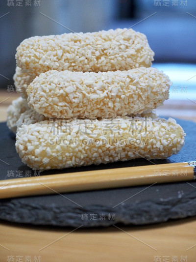 韩国传统的饼干蛋花