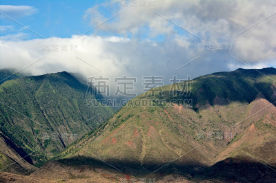 毛伊岛山