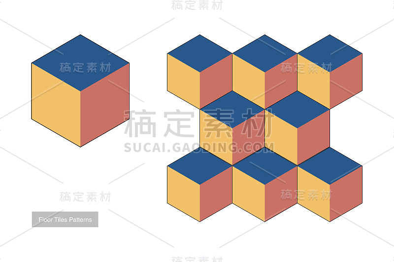 传统地砖图案。