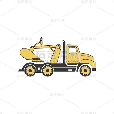 挖掘卡车