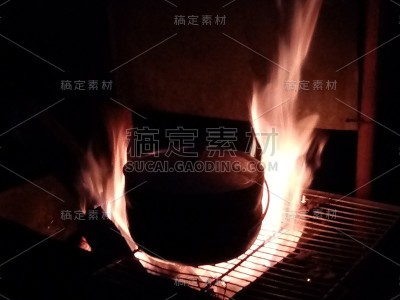 篝火的火焰火