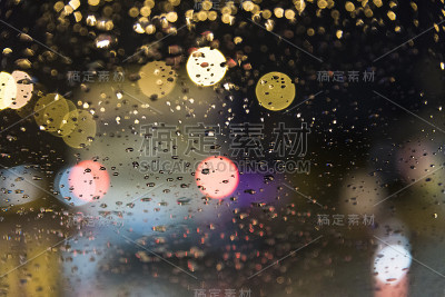 温暖的散焦光散焦