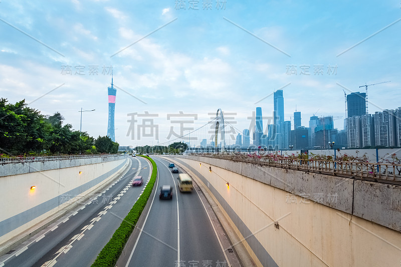 广州天际线隧道