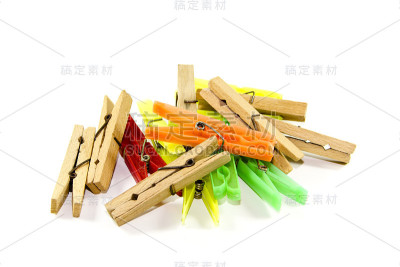 不同的衣夹