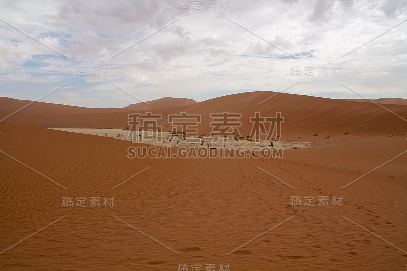 纳米布沙漠的Deadvlei