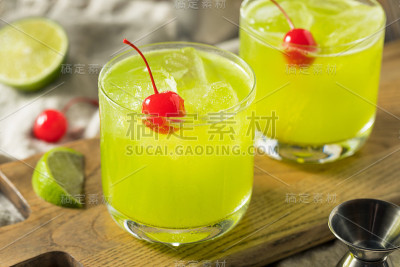 自制青瓜绿桃酸