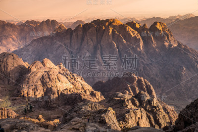 西奈山。埃及。