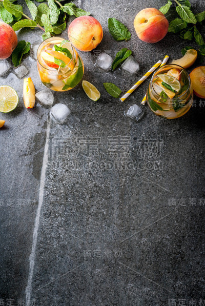 桃子莫吉托配酸橙