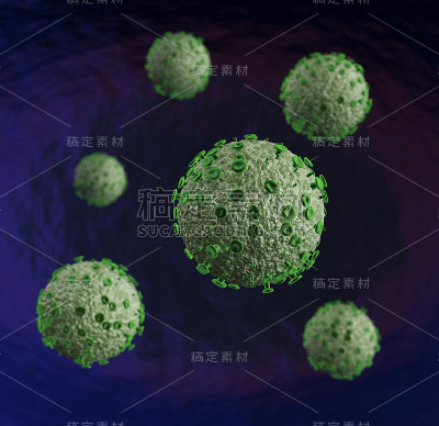 在显微镜下，是HIV细菌
