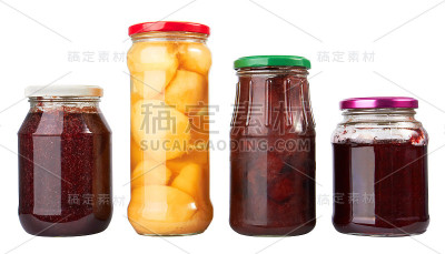 装水果罐头的罐子