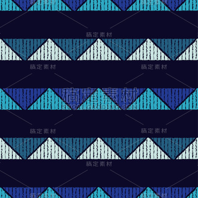 民族波西米亚无缝模式。潦草的纹理。民间图案。纺织融洽。