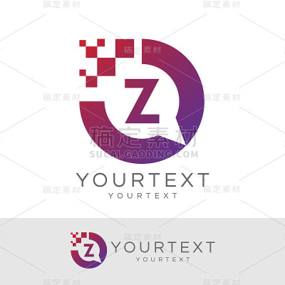 技术初始字母Z图标设计