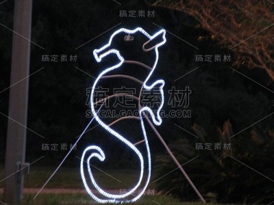 海马圣诞彩灯