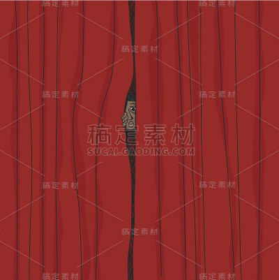 从窗帘偷看
