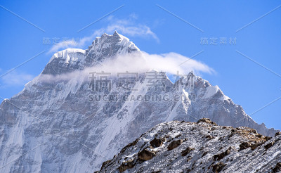 云峰喜马拉雅山脉