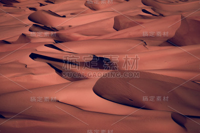 阿联酋沙漠中的沙丘