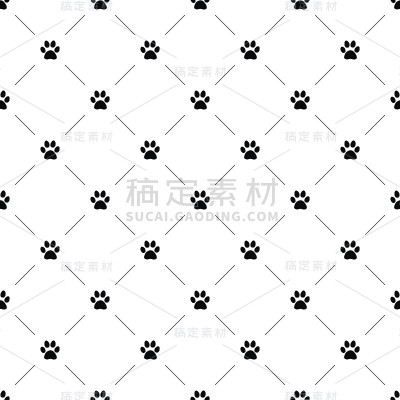 矢量无缝模式，猫爪