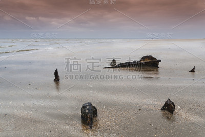 犹他海滩. .
