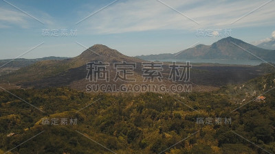 巴图尔火山，印度尼西亚巴厘岛