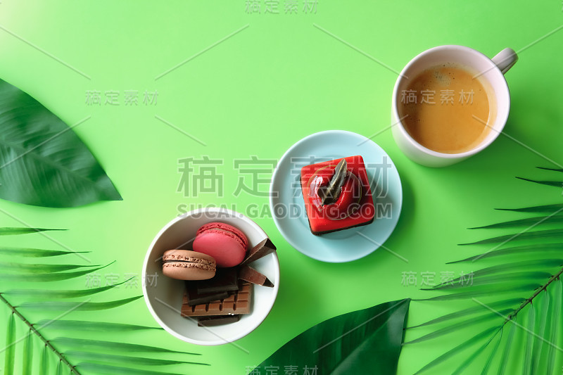 甜食的背景。