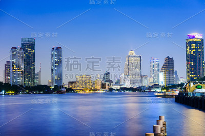 曼谷的天际线