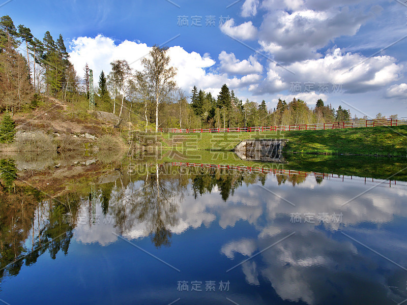 Mseno lake, Jablonec nad Nisou，捷克共和国