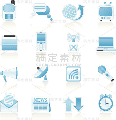 通信和连接图标