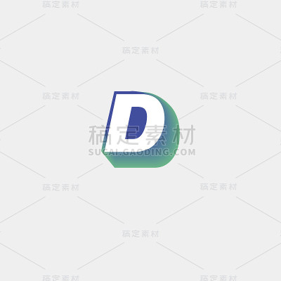 字母d元素设计