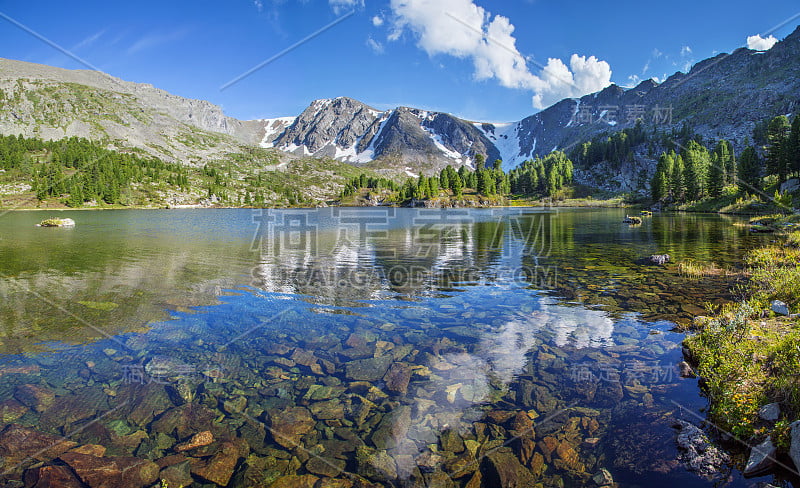 风景如画的山湖