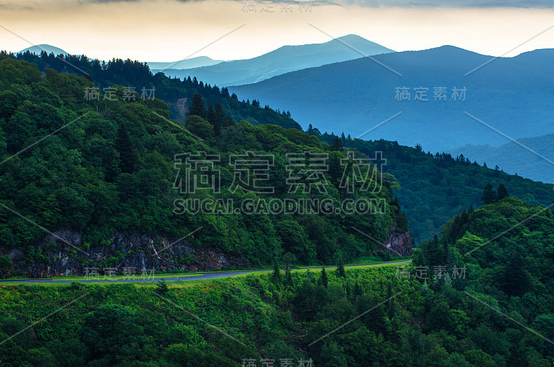 蓝岭风景区干道