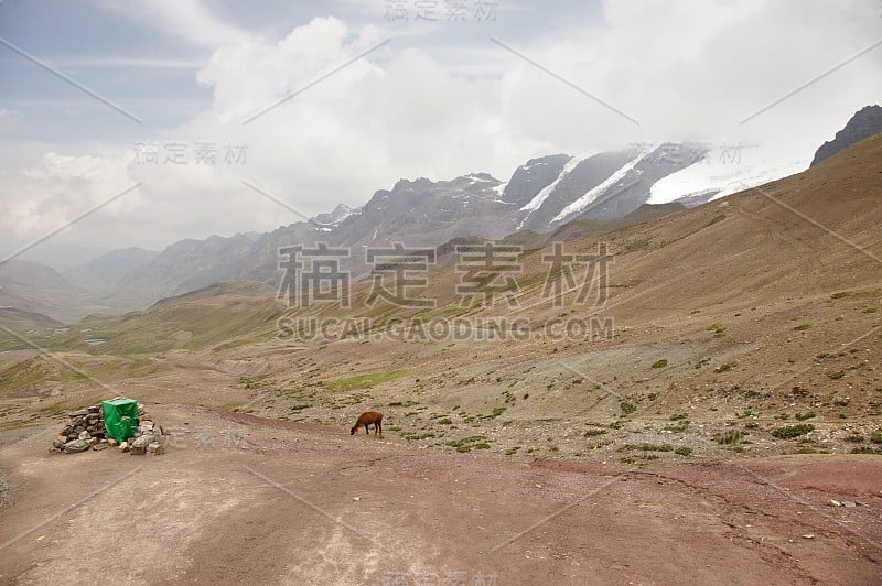 彩虹山是秘鲁库斯科地区海拔5200米的一座山