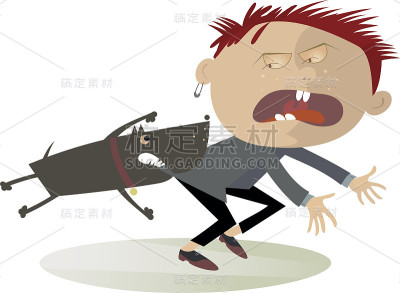 注意!积极的狗