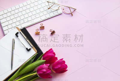 俯视图办公桌