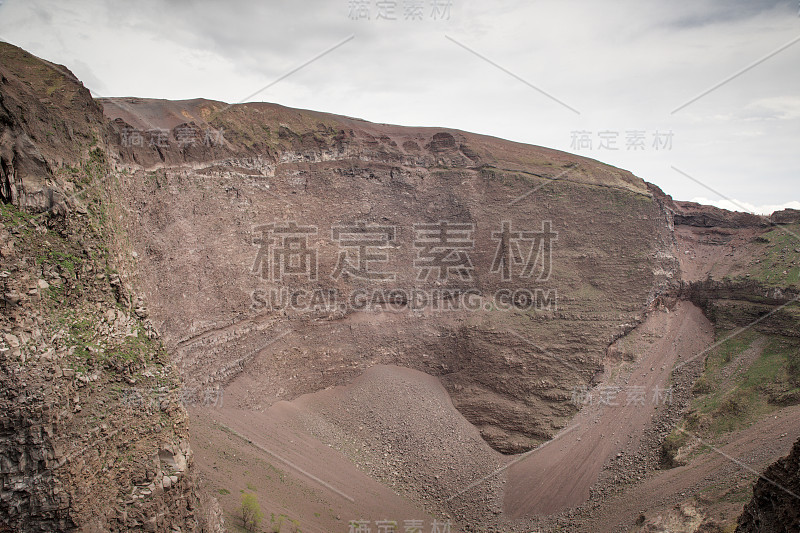 意大利维苏威火山口