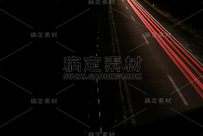 一个车道的交通