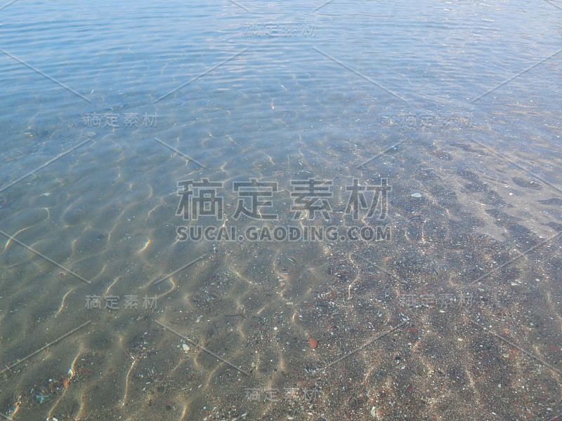 爱琴海海水的质地