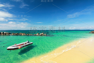 泰国普吉岛的天堂海滩