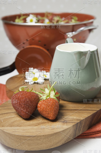 草莓和奶油