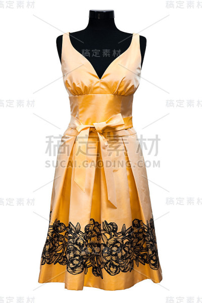 橙色的女性服装